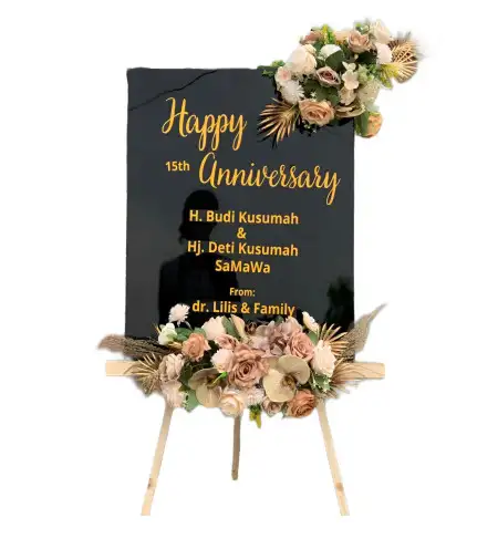 Papan Bunga Akrilik Long Iram